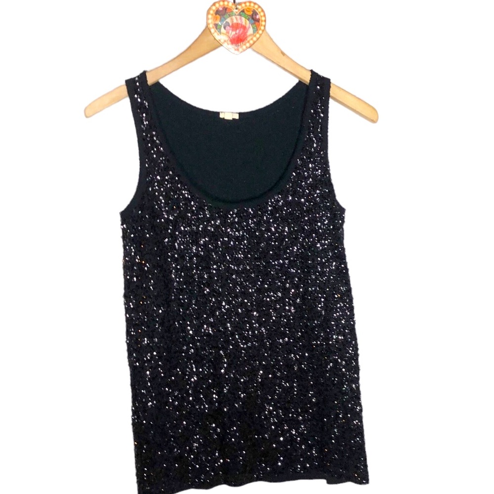 J. Crew sequin tank